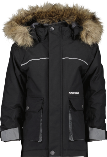 Didriksons Kids' Kure Parka 6 Black