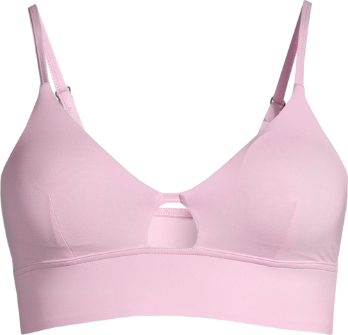 Casall Women's Triangle Cut-Out Bikini Top Clear Pink