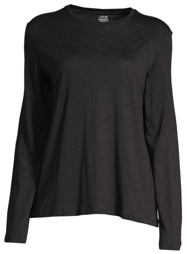 Casall Women's Soft Texture Long Sleeve Black