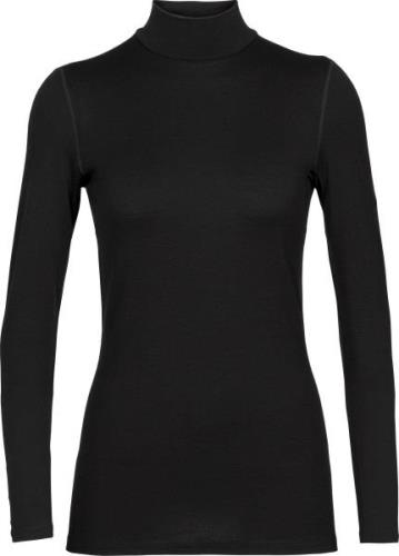 Icebreaker Women's 260 Tech Long Sleeve Turtleneck Black