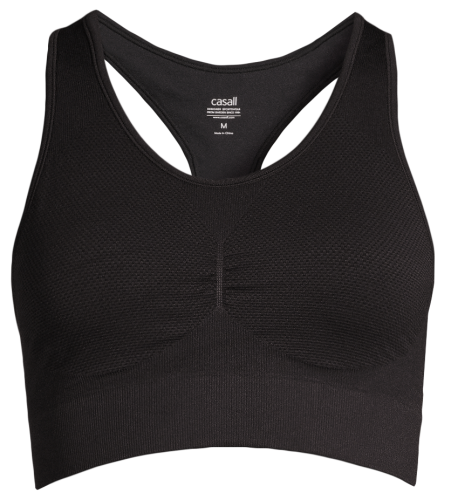 Casall Women's Seamless Soft Sports Bra Black