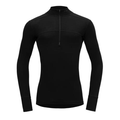 Devold Men's Lauparen Merino 190 Zip Neck Black