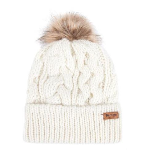 Barbour Women's Penshaw Cable Beanie Cloud