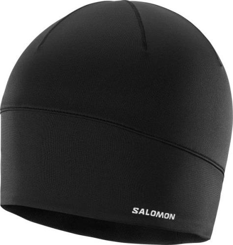 Salomon Active Beanie Deep Black/Reflective Silver