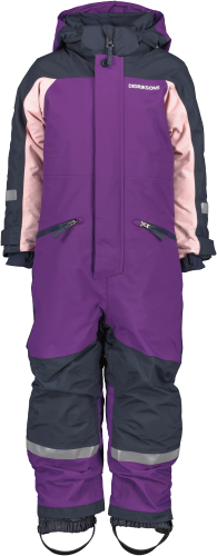 Didriksons Kids' Neptun Coverall 3 Royal Purple