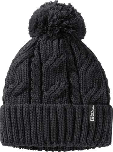 Jack Wolfskin Pompom Beanie Black