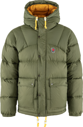 Fjällräven Men's Expedition Down Lite Jacket Green-Mustard Yellow