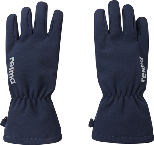 Reima Kids' Tehden Softshell Gloves Navy