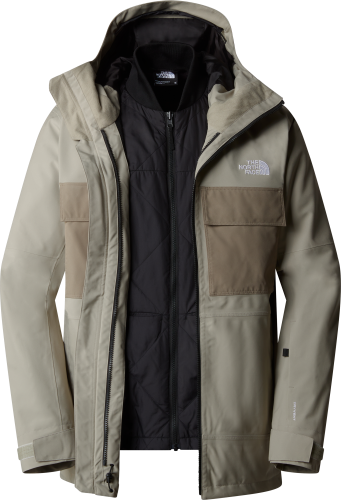 The North Face Men's Fourbarrel Triclimate Jacket Clay Grey/TNF Black