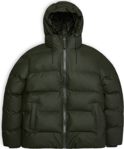 Rains Unisex Alta Puffer Jacket Green