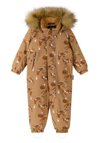 Reima Kids' Lappi Reimatec Winter Overall Peanut Brown