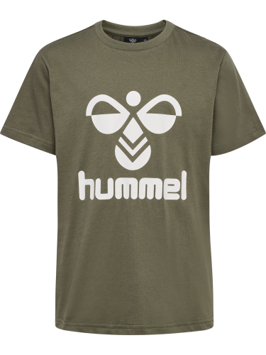 Hummel Kids' hmlTRES T-Shirt Short Sleeve Dusty Olive