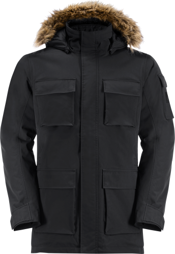 Jack Wolfskin Men's Glacier Canyon Parka Black