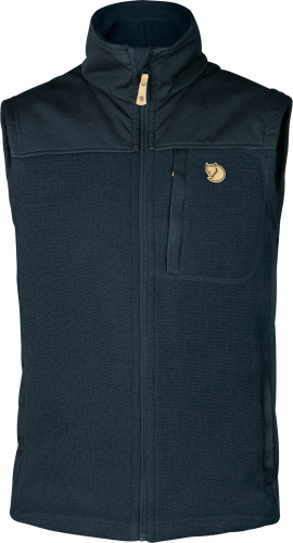 Fjällräven Men's Buck Fleece Vest Dark Navy