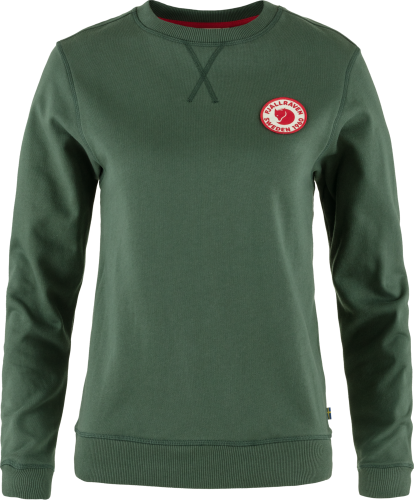 Fjällräven Women's 1960 Logo Badge Sweater Deep Patina