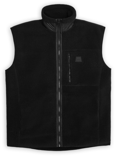 Rains Unisex Yermo Fleece Vest T1 Black