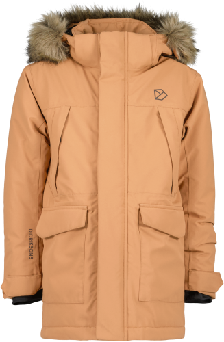 Didriksons Kids' Oxid Parka Almond Brown