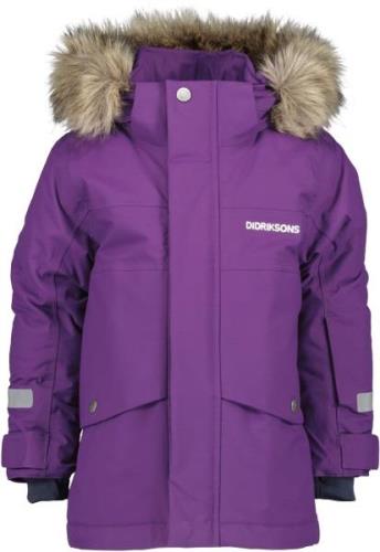 Didriksons Kids' Bjärven Parka 3 Royal Purple