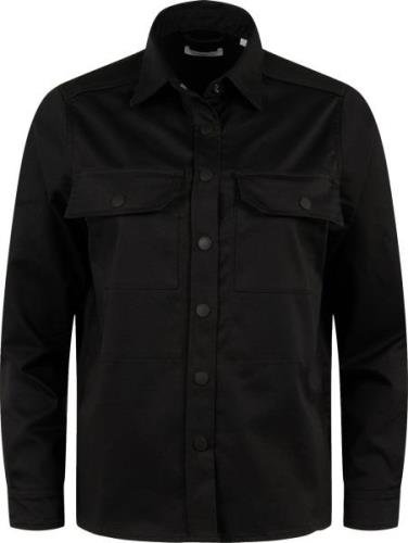 Knowledge Cotton Apparel Women's Lillian Utility Overshirt Black Jet