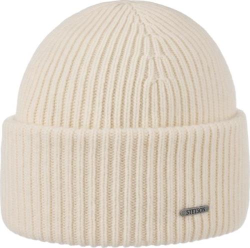 Stetson Men's Beanie Merino Offwhite