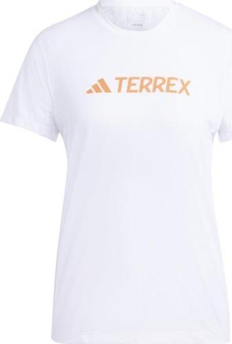 Adidas Women's Terrex Mt Log Tech Tee White