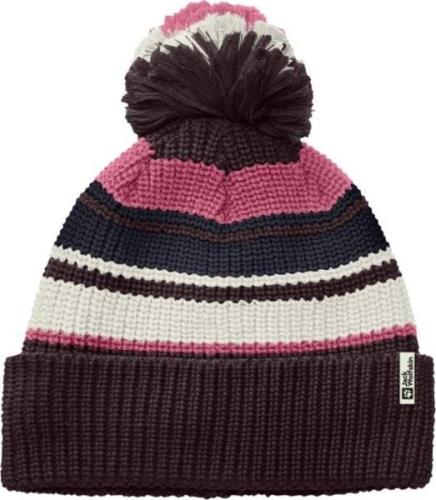 Jack Wolfskin Kids' Pompom Beanie Boysenberry