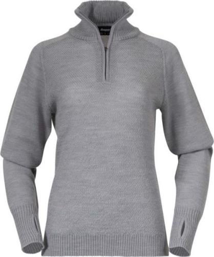 Bergans Women's Ulriken Light Merino Jumper  Magnesium Grey