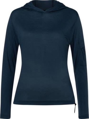 super.natural Women's Relax Light Pocket Hoodie Blueberry