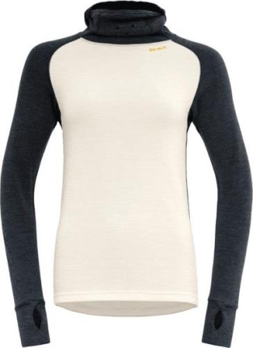 Devold Women's Expedition Merino Silk Hoodie Ink/offwhite