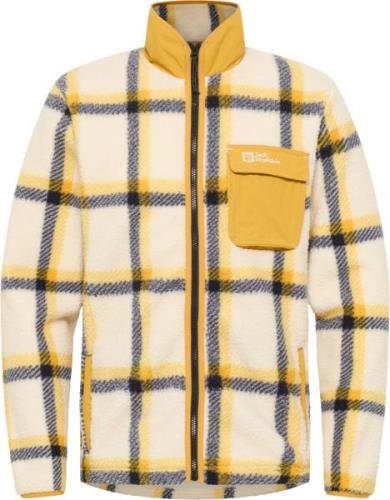 Jack Wolfskin Men's Felslicht Check Jacket Panna Cotta