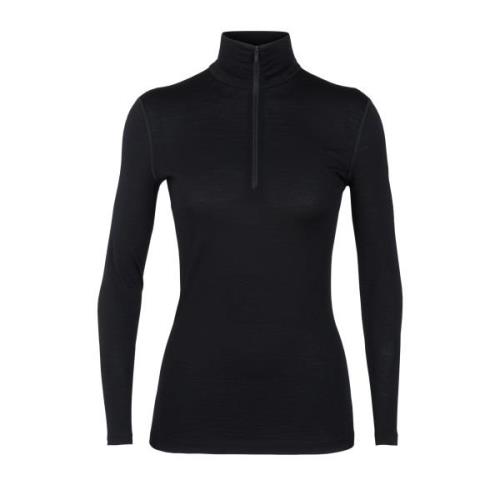 Icebreaker Women's 200 Oasis Longsleeve Half Zip Black