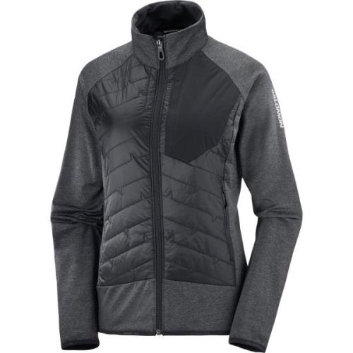 Salomon Women's MTN Primaloft Hybrid Mid Layer Deep Black