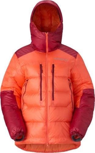 Norrøna Women's Trollveggen Down800 Hood  Orange Alert