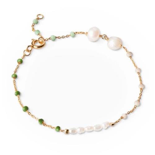 Enamel Lola Perla Armbånd 18 kt. Gullforgylt sølv B81G-Confident