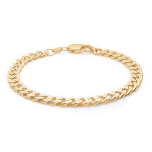 IX Studios Chunky Curb Armbånd 22 kt. Gullforgylt sølv DMV0318GD