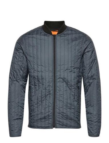 Quilt Janus Jacket Vattert Jakke Navy Mads Nørgaard