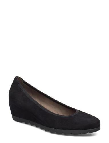 Wedge Pumps Sko Wedge Black Gabor