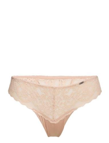 Brief Colin Thong Low Fashion Stringtruse Undertøy Cream Lindex