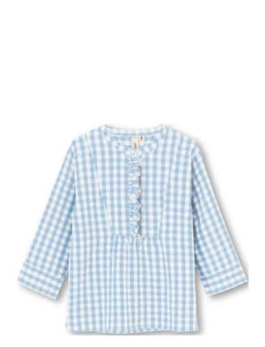 Bæk&Bølge Irene Shirt Topp Blue Juna