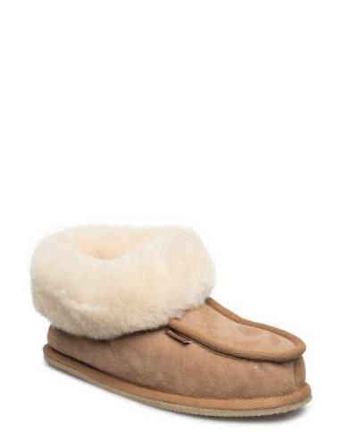 Lena Slippers Tøfler Beige Shepherd