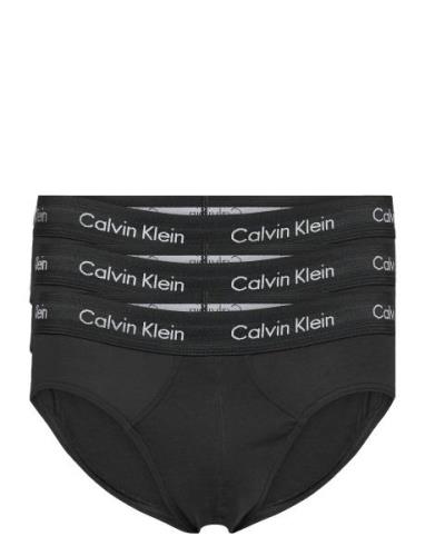 Hip Brief 3Pk Underbukser Y-frontunderbukser Black Calvin Klein