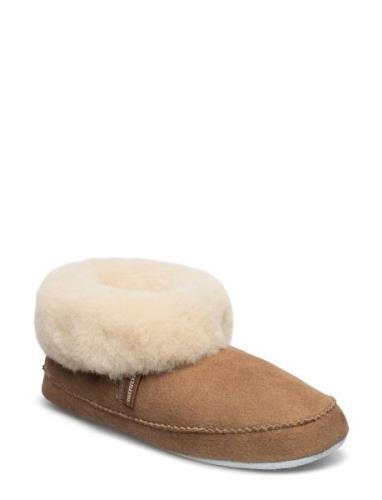 Emmy Tofflor Slippers Tøfler Beige Shepherd