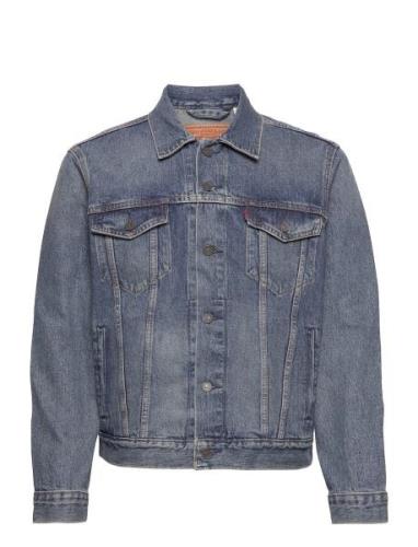 The Trucker Jacket Broadway Te Dongerijakke Denimjakke Blue LEVI´S Men