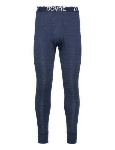 Dovre Wool Long Johns Joggebukser Blue Dovre