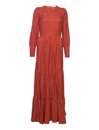 Mala Dress Ankle Length Maxikjole Festkjole Red IVY OAK