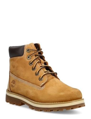 Mid Lace Up Boot Snørestøvletter Støvletter Brown Timberland