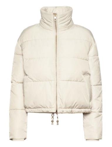 Short Puffer Jacket Fôret Jakke Cream Coster Copenhagen