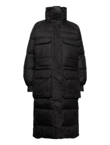 W. Balloon Sleeve Puffer Coat Fôret Kåpe Black Svea