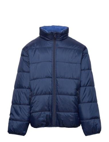 Jacket Reversible Fôret Jakke Blue Lindex