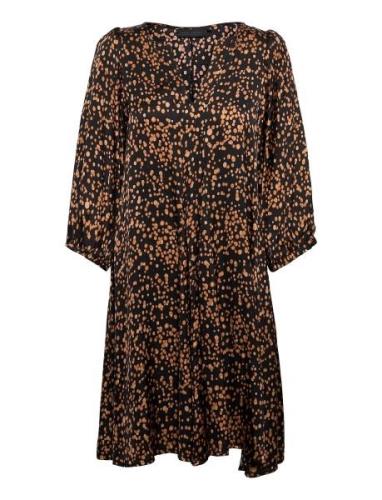 Indiekb Dress Kort Kjole Brown Karen By Simonsen